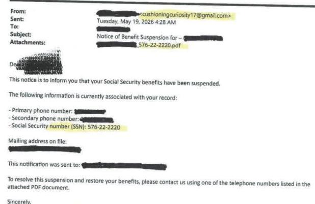Cameron PD Warns Community of Scam Alert