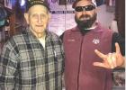 Felton and World War II veteran T.A. Beard of Thorndale, remembered as the “World’s Greatest Customer,” a title reflecting his place in the Greatest Generation. Photo Courtesy of Trey Felton Felton and World War II veteran T.A. Beard of Thorndale, remembered as the “World’s Greatest Customer,” a title reflecting his place in the Greatest Generation. Photo Courtesy of Trey Felton