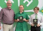 Silver Star Award: Landree Leifeste and Noah Bradley Sponsors: Edward Jones- Melanie Romine Pictured with Judge Bill Whitmire presenter Contributed photos Silver Star Award: Landree Leifeste and Noah Bradley Sponsors: Edward Jones- Melanie Romine Pictured with Judge Bill Whitmire presenter Contributed photos