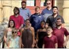 First Row (l-r) Mackenzie and James Holcombe. Second Row (l-r) Taytum Moore Cryer, Natalie Garcia, Brittani Drake, Bradley Bakken. Third Row (l-r) Gabriel Ramthun, Luke Holcombe, Corbin Preuse. Fourth Row (l-r) Jordan Lopez-Pinchback and Andy Holcombe Con First Row (l-r) Mackenzie and James Holcombe. Second Row (l-r) Taytum Moore Cryer, Natalie Garcia, Brittani Drake, Bradley Bakken. Third Row (l-r) Gabriel Ramthun, Luke Holcombe, Corbin Preuse. Fourth Row (l-r) Jordan Lopez-Pinchback and Andy Holcombe Con