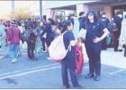Parents, classmates, and community members gathered Wednesday morning, Nov. 12, to send off the Yoe Band before its preliminary performance at 2 p.m. at the Alamodome in San Antonio. The band went on to place 13th in the state that evening. Congratulation