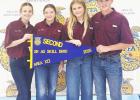 The Yoe FFA chapter is state-bound after an impressive performance at the Area 12 Leadership Development Event contest, where five students advanced to the state level. Freshman Kate Kopriva led the way, earning first place in Greenhand Creed Speaking, securing her spot among the state’s top competitors. The Senior Agricultural Skills Demonstration team of Breleigh Glaser, Karsyn Mingus, Brody White and Carra White also qualified for state after finishing second in their category. Two additional Yoe teams 