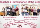 Cameron Yoe High School has honored Richard Wilson as its Teacher of the Year and Angelle Wagnon as its Humanitarian of the Year for the 2025-2026 school year. Photo from Cameron Yoe High School Facebook Cameron Yoe High School has honored Richard Wilson as its Teacher of the Year and Angelle Wagnon as its Humanitarian of the Year for the 2025-2026 school year. Photo from Cameron Yoe High School Facebook
