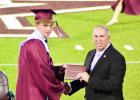 Kelton Driska receives his diploma from Cameron Yoe High School. Photo Submitted by Kenny Driska