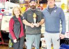Mopsie Mikeska Cavo, founder of Catering by Mopsie, (left) and son Bobby Cavo, owner of Memory Lane Ranch and Events in Dripping Springs (right) with Trey Felton (middle). Photo Courtesy of Trey Felton