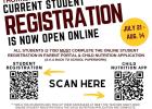 District’s Student Registration, Nutrition Applications Now Open