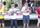 Top SPJST Car Show Winners (Left to right): Keith Farrow, Dennis Larue, Eleno Alvardo and Charlie Ford. Photo by SPJST