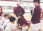 The Milano Eagles take a timeout to discuss strategy during their game with the Burton last Tuesday at home. Check out how the Eagles and other area teams did last week in our basketball results section. Courtesy of Milano High School FB page