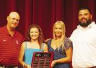 Lady Yoe Golf - Coach Pete Magre, Karsyn Mingus, Kenley Harris, Coach Edgar Luna Photos from Cameron Yoe High School Facebook