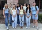 The 2025 C.H. Yoe High School Homecoming Court. Front row, Homecoming Queen nominees: Kenley Harris, Savannah Dorner, Kailey Rodriguez, Valeria Carrillo and Brooklyn Wright. Back row, class duchesses: Carra White, Erica Moeun and Daniela Tapia. Photo Cour