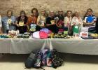 Pictured are members of the Town & Country Club with their school supply donations. Left to right: Anita Ogea, Patsy Davidson, Pat Walters, Sandi Nordhausen, Pat Simank, Jean Hejl, Paula Johnson, Betty Ballew, Peggy Weise, Susan Atkins, and Barbara Mc Pictured are members of the Town & Country Club with their school supply donations. Left to right: Anita Ogea, Patsy Davidson, Pat Walters, Sandi Nordhausen, Pat Simank, Jean Hejl, Paula Johnson, Betty Ballew, Peggy Weise, Susan Atkins, and Barbara Mc
