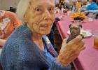 Oldest Alumni present. Rose Becker Gooselaw, Class of 1950 of Austin. Contributed Photos