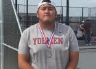 Yoe tennis compete in district meet