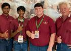 Jason Ponnaiya, Aaron Ponnaiya, Jack Luckey, Coach Irby McWilliams. Photo courtesy of Texas AgrilLife Extension Jason Ponnaiya, Aaron Ponnaiya, Jack Luckey, Coach Irby McWilliams. Photo courtesy of Texas AgrilLife Extension