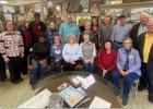 Members and friends of the Milam County Historical Commission at their last meeting of the year at the Milam County Museum, Monday, Dec. 1. Seated(l to r): Elissa Benford, Paula Sisco, Sharon Luedecke, Kerri Cunningham, Elaine Baumann, Eunice Stigall. Sta