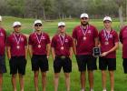 The Yoe Varsity Boys Golf team as they took third place in the Pflugerville ISD tournament held Monday, March 9 at Shadow Glen. Brody White shot a 73 to earn 2nd place Individually. The first round of district will be played in Brenham on March 26 and sec