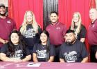 Cameron Yoe’s Diana Salomon has signed with Alvin College to play softball. Photo from Cameron Yoe Facebook