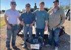 Ag Mech members Colton Kirk, Jaxon Ditto, Jac Christman, and Troy Montoya at one of the build off contests where they earned 4th place. Ag Mech members Colton Kirk, Jaxon Ditto, Jac Christman, and Troy Montoya at one of the build off contests where they earned 4th place.