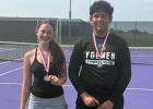 Yoe tennis compete in district meet