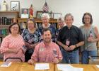 The organization name is KJZT Family Life Marek #21. Pictured are Helen Metzer, Debbie Vansa, Judy Vaculin, Irene Kaulfus, Patsy Gaines and Mayor Nathan Fuchs. Photo courtesy of