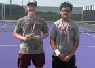 Yoe tennis compete in district meet