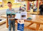 Bohn Towery, winner Grand Champion Junior Ag Mechanics at Rockdale Fair.
