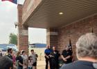 Both local residents and police officers showed up for the dedication including representatives of the Milam County Sheriff’s Office. Both local residents and police officers showed up for the dedication including representatives of the Milam County Sheriff’s Office.