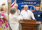 DAR Milam County Honor Eliza Tice Hall with Dedication, Soldier Marker
