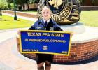 Kate Kopriva of Cameron Yoe FFA placed 6th in the state in Junior Prepared Public Speaking. Photo from Cameron Yoe FFA Facebook Kate Kopriva of Cameron Yoe FFA placed 6th in the state in Junior Prepared Public Speaking. Photo from Cameron Yoe FFA Facebook