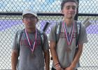Yoe tennis compete in district meet