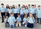 Front Row: Winston Walzel, James Holcombe, Isaiah Hicks, Mackenzie Holcombe, and Peyton Warford Second Row: Gabriel Ramthun, Abbie Basonic, Kendall Hertenberger, Elijah Hicks, Avelynn Hicks, Benjamin Rodriguez and Hayes Berry Third Row: Lillian Jacoby, Ma