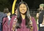 Diana Salomon is all smiles after graduation. She is an Alvin Community College softball commit. Photo Submitted by Ashley Garcia
