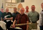 Praha Brothers Polka Band at St. John-Pictured left to right are members of the Praha Brothers Polka Band at a recent Polka Worship at St. John Lutheran Church in Bartlett: Billy Havlik, the late Rev. Ardene Wuthrich, David Fraga, Russell Kalkbrenner, Tom Praha Brothers Polka Band at St. John-Pictured left to right are members of the Praha Brothers Polka Band at a recent Polka Worship at St. John Lutheran Church in Bartlett: Billy Havlik, the late Rev. Ardene Wuthrich, David Fraga, Russell Kalkbrenner, Tom