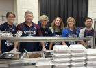 Cameron Rotary Club hosted the Annual Spaghetti Supper Friday night before the Homecoming football game. Kolette Morgan /Cameron Herald