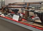 Weapons of WWII on display