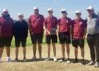 Yoe Varsity Boys Golf team earned third place in the Star Ranch Spring Invitational Friday, Feb. 20. (l to r) Coach Luna, Logan Akin (82), Cade Patterson (90), Brody White (75), Mason Kuzel (79), Hayden Bailey (82), and Coach Magre. Photo from C.H. Yoe Hi Yoe Varsity Boys Golf team earned third place in the Star Ranch Spring Invitational Friday, Feb. 20. (l to r) Coach Luna, Logan Akin (82), Cade Patterson (90), Brody White (75), Mason Kuzel (79), Hayden Bailey (82), and Coach Magre. Photo from C.H. Yoe Hi