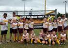 Team members include, top row left to right: Danny Hernandez, Chris Gerren, Cadence Gerren, Jolee Welch, Scarlett Suchomel, Chaynee Helbert, Braylei Robbins, Riley Zuehlke, Embryee Johnson, Ashtyn Villanueva and Danielle Beardsley. Bottom row left to righ