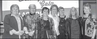 Thorndale native Mary Ann Hill (third from left) was inducted into the West Texas A&amp;amp;M University Hall of Champions earlier this month.